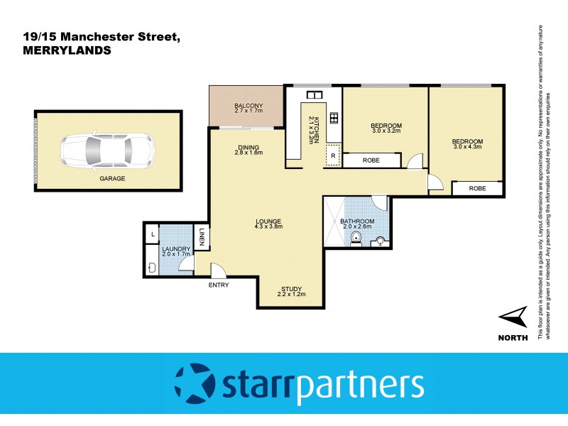 19/15-21 Manchester Street, Merrylands NSW 2160 Floorplan