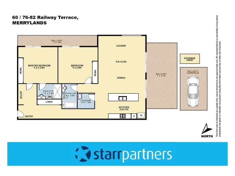 60/76-84 Railway Terrace, Merrylands NSW 2160 Floorplan