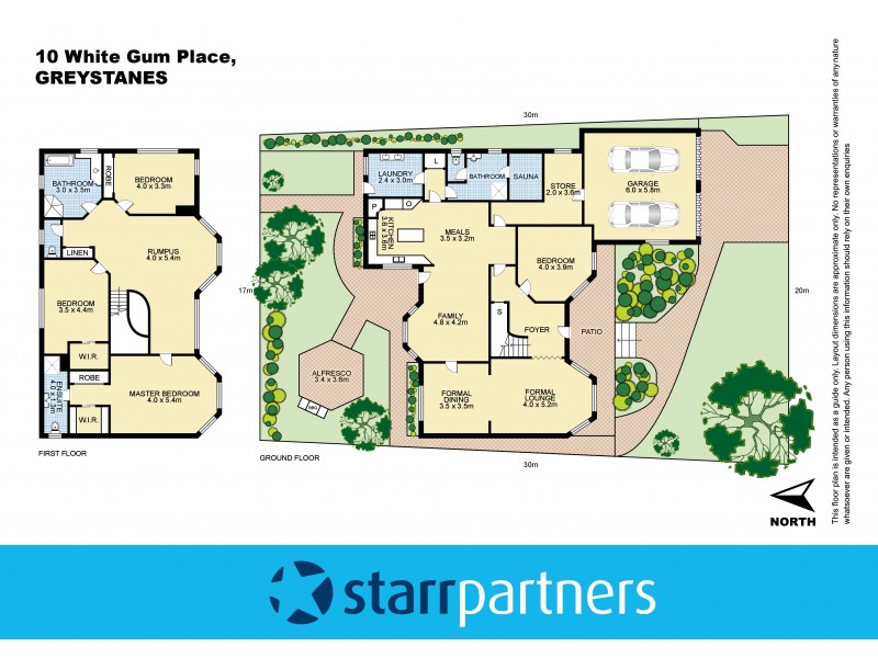 10 White Gum Place, Greystanes NSW 2145 Floorplan