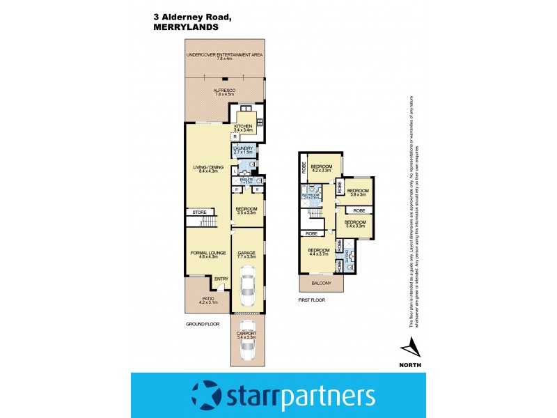 3 Alderney Road, Merrylands NSW 2160 Floorplan