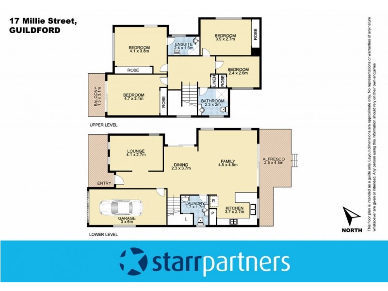 17 MILLIE STREET, Guildford NSW 2161 Floorplan