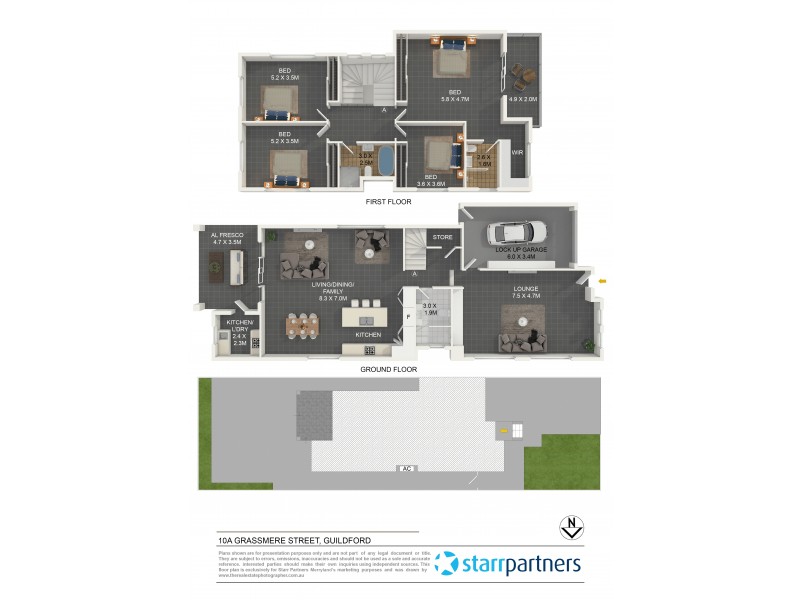 10a Grassmere Street, Guildford NSW 2161 Floorplan