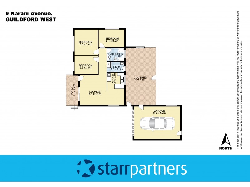 9 Karani Avenue, Guildford NSW 2161 Floorplan