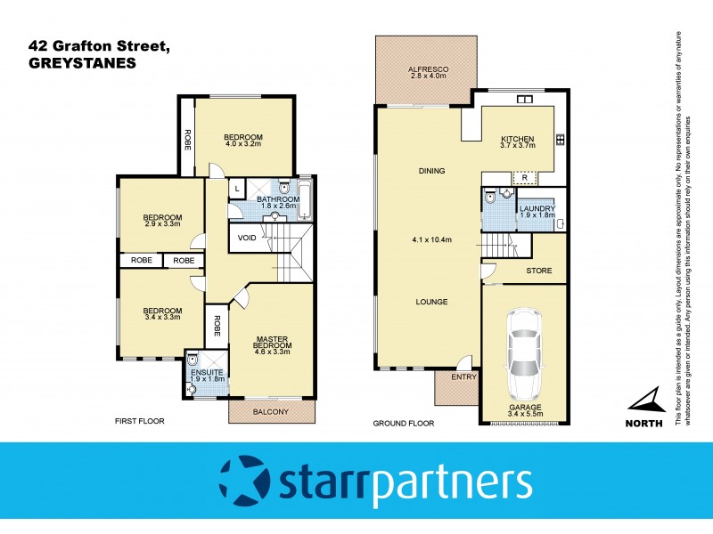 42 Grafton Street, Greystanes NSW 2145 Floorplan
