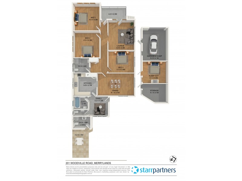 201 Woodville Road, Merrylands NSW 2160 Floorplan