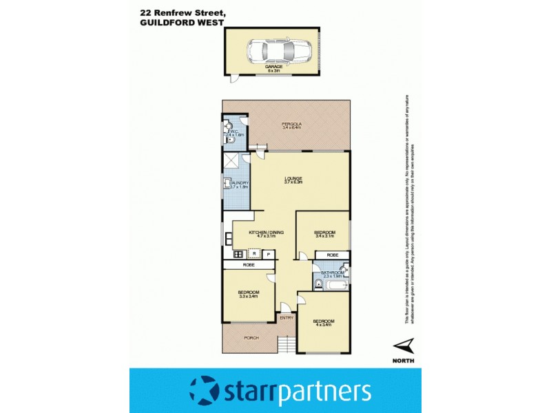 22 Renfrew Street, Guildford NSW 2161 Floorplan