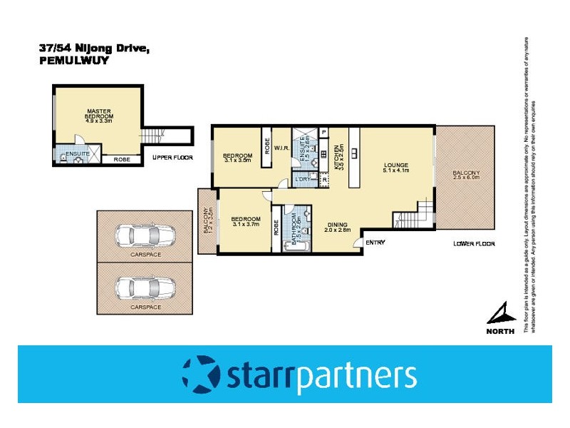 37/54-62 Nijong Drive, Pemulwuy NSW 2145 Floorplan