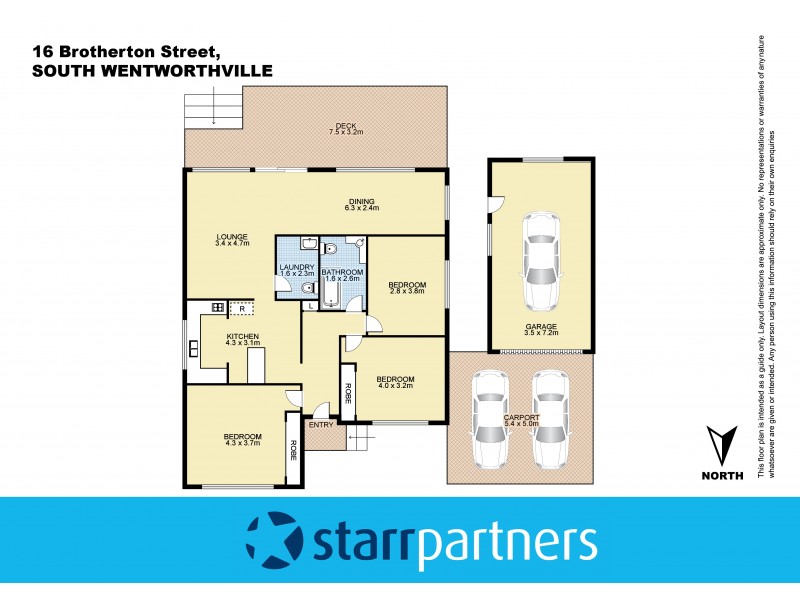 16 Brotherton Street, South Wentworthville NSW 2145 Floorplan