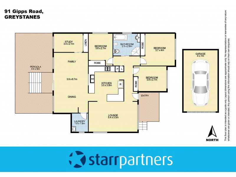 91 Gipps Road, Greystanes NSW 2145 Floorplan