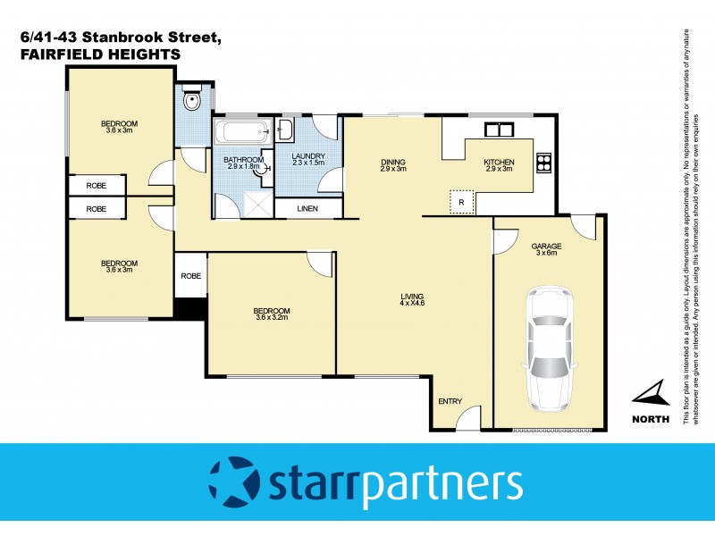 6/41-43 Stanbrook Street, Fairfield Heights NSW 2165 Floorplan