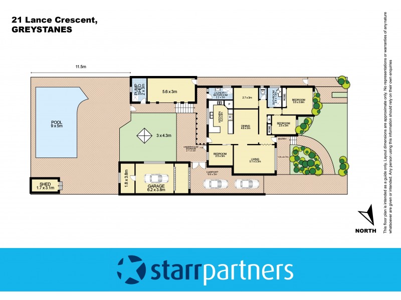 21 Lance Crescent, Greystanes NSW 2145 Floorplan