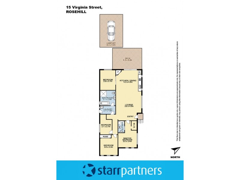 15 Virginia Street, Rosehill NSW 2142 Floorplan
