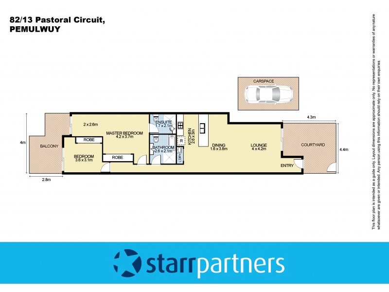 82/13-19 Pastoral Circuit, Pemulwuy NSW 2145 Floorplan