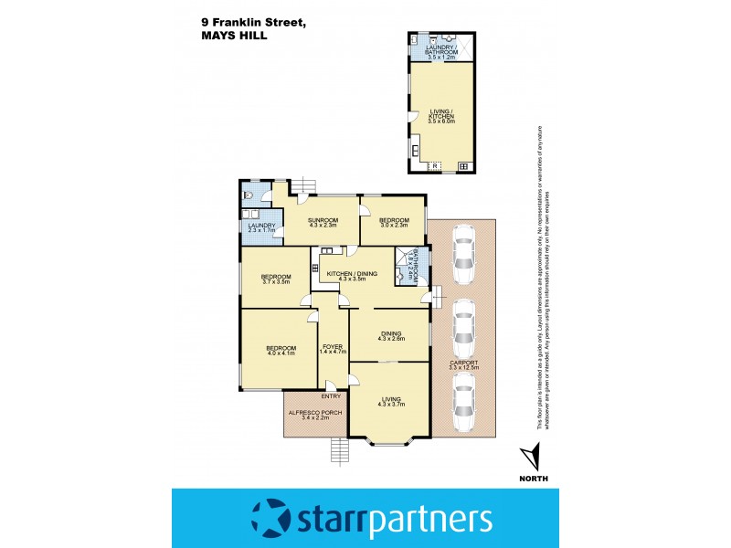 9 Franklin Street, Mays Hill NSW 2145 Floorplan