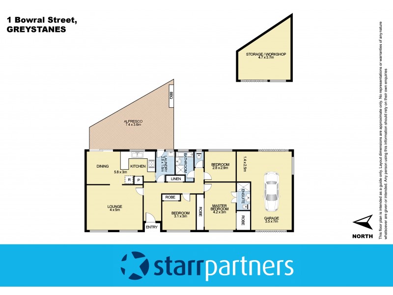 1 Bowral Street, Greystanes NSW 2145 Floorplan