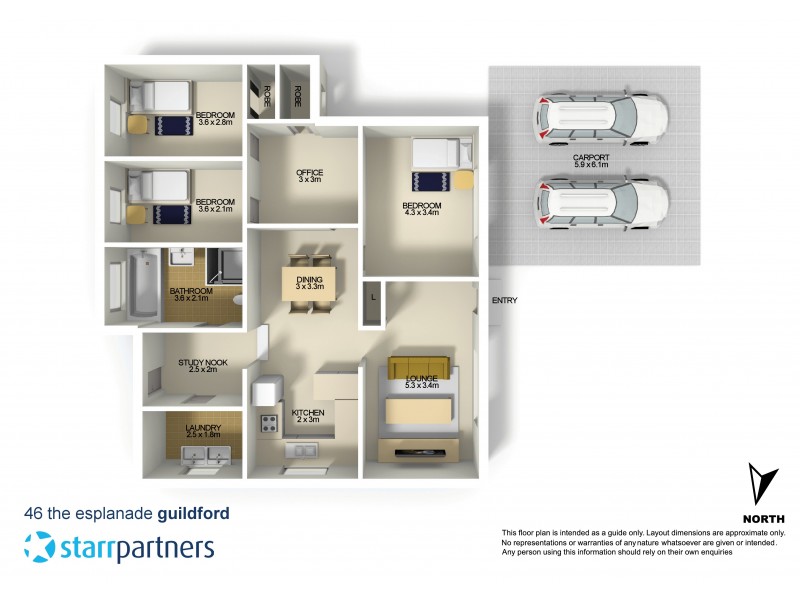 46 The Esplanade, Guildford NSW 2161 Floorplan