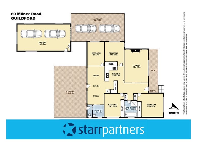 69 Milner Road, Guildford NSW 2161 Floorplan