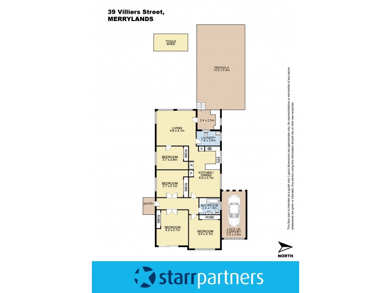 39 Villiers Street, Merrylands NSW 2160 Floorplan