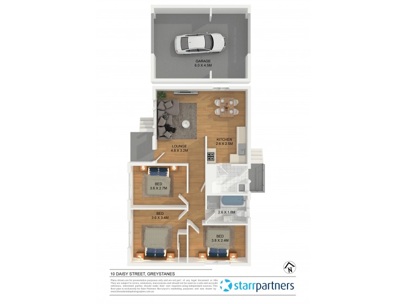 10 Daisy Street, Greystanes NSW 2145 Floorplan