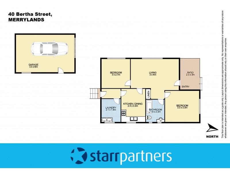 40 Bertha Street, Merrylands NSW 2160 Floorplan