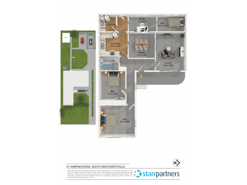 51 Hampden Road, South Wentworthville NSW 2145 Floorplan