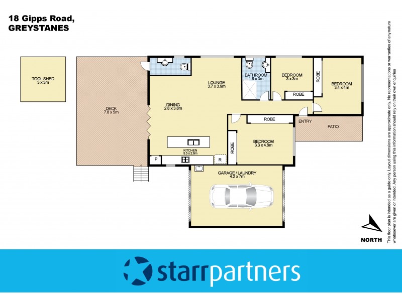 18 Gipps Road, Greystanes NSW 2145 Floorplan