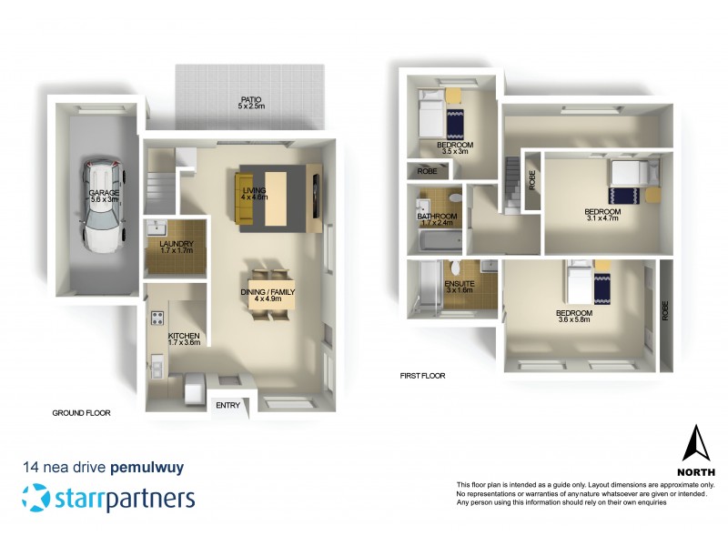 14 Nea Drive, Pemulwuy NSW 2145 Floorplan