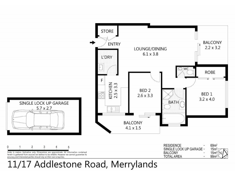 11/17 Addlestone Road, Merrylands NSW 2160