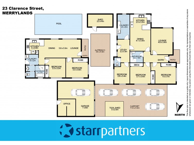 23 Clarence Street, Merrylands NSW 2160 Floorplan