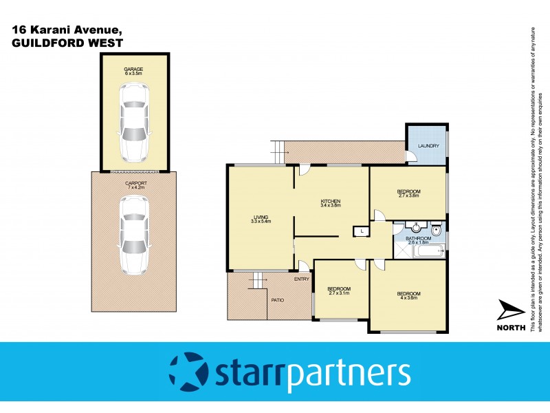16 Karani Avenue, Guildford NSW 2161 Floorplan