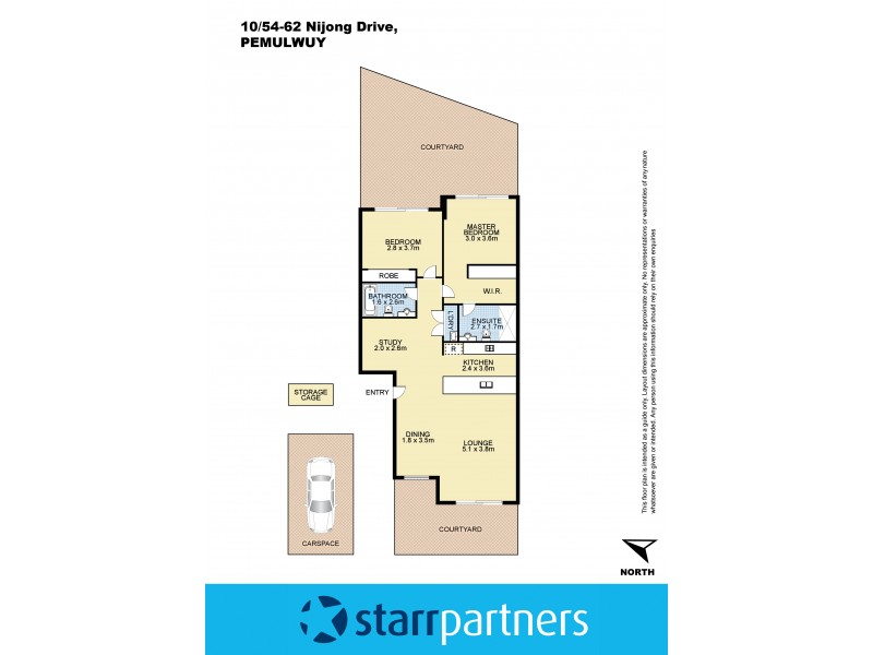 10/54-62 Nijong Drive, Pemulwuy NSW 2145 Floorplan