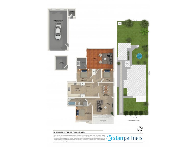 57 Palmer Street, Guildford NSW 2161 Floorplan