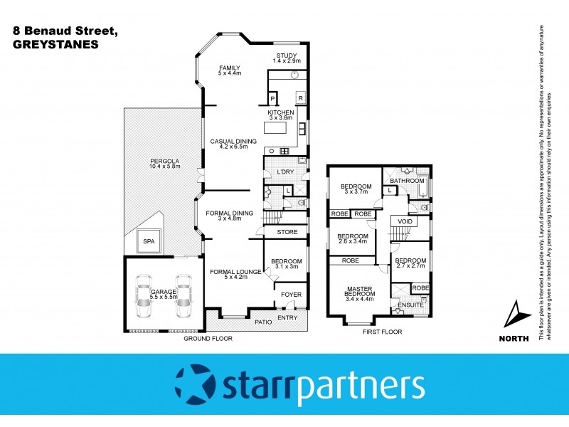 8 Benaud Street, Greystanes NSW 2145 Floorplan