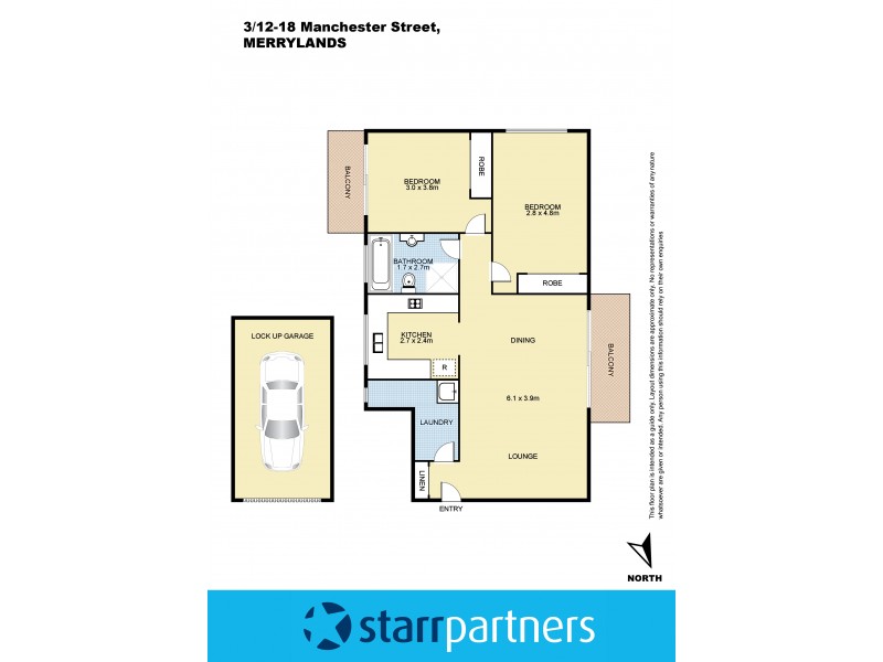 3/12-18 Manchester Street, Merrylands NSW 2160 Floorplan