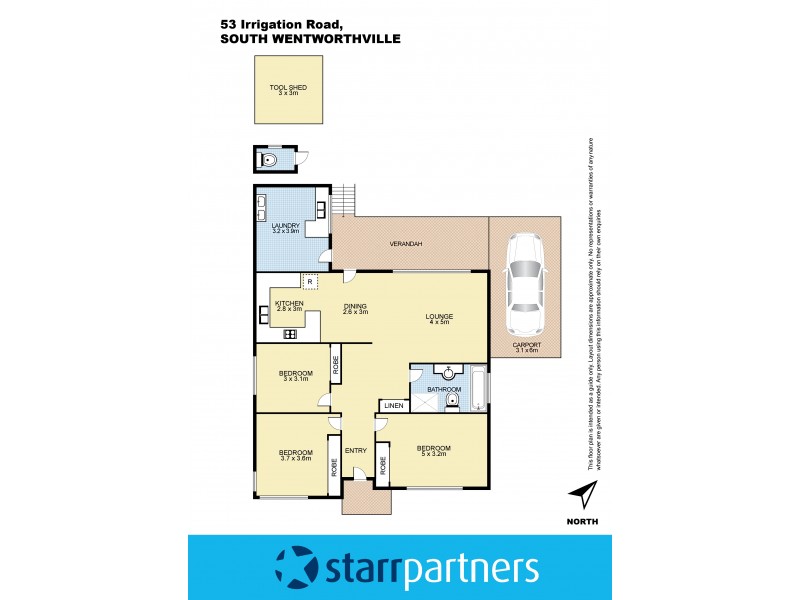 53 Irrigation Road, South Wentworthville NSW 2145 Floorplan
