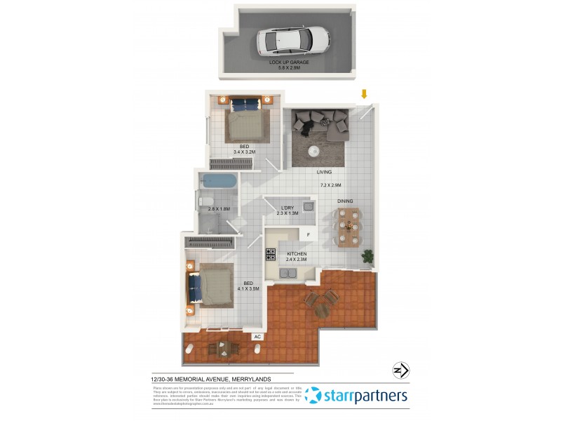 12/30-36 Memorial Avenue, Merrylands NSW 2160 Floorplan