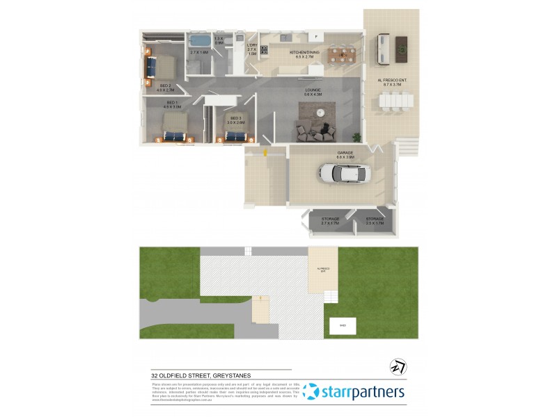 32 Oldfield Street, Greystanes NSW 2145 Floorplan