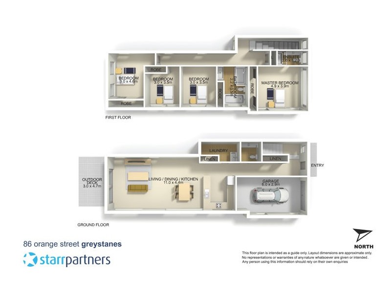 86 Orange Street, Greystanes NSW 2145 Floorplan