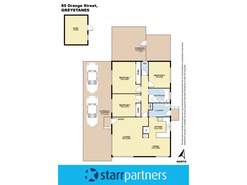 85 Orange Street, Greystanes NSW 2145 Floorplan