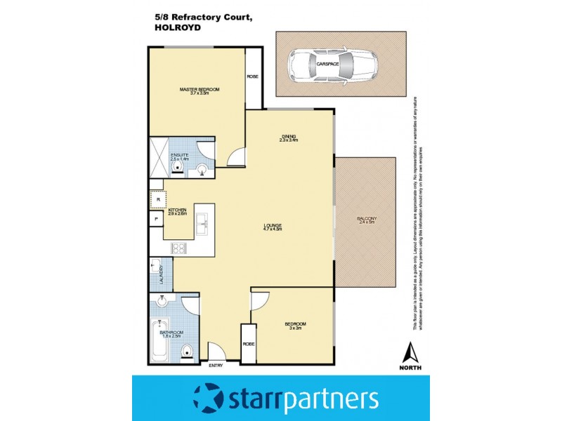 5/8 Refractory Court, Merrylands NSW 2160 Floorplan