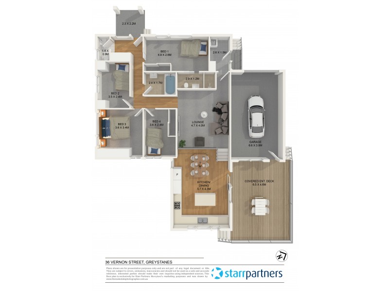 36 Vernon Street, Greystanes NSW 2145 Floorplan