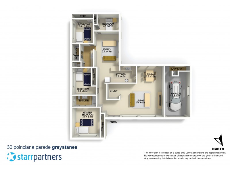 30 Poinciana Parade, Greystanes NSW 2145 Floorplan
