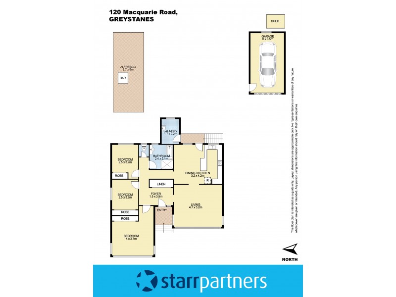 120 Macquarie Road, Greystanes NSW 2145 Floorplan
