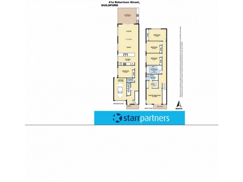 41A ROBERTSON STREET, Guildford West NSW 2161 Floorplan