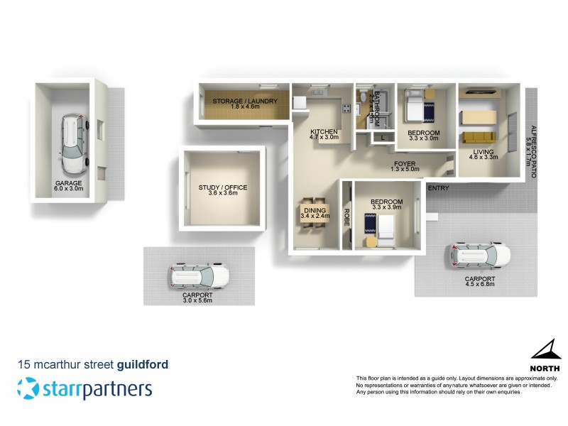 15 McArthur Street, Guildford NSW 2161 Floorplan