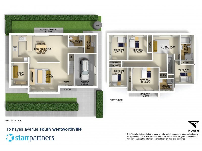 1B Hayes Avenue, South Wentworthville NSW 2145 Floorplan