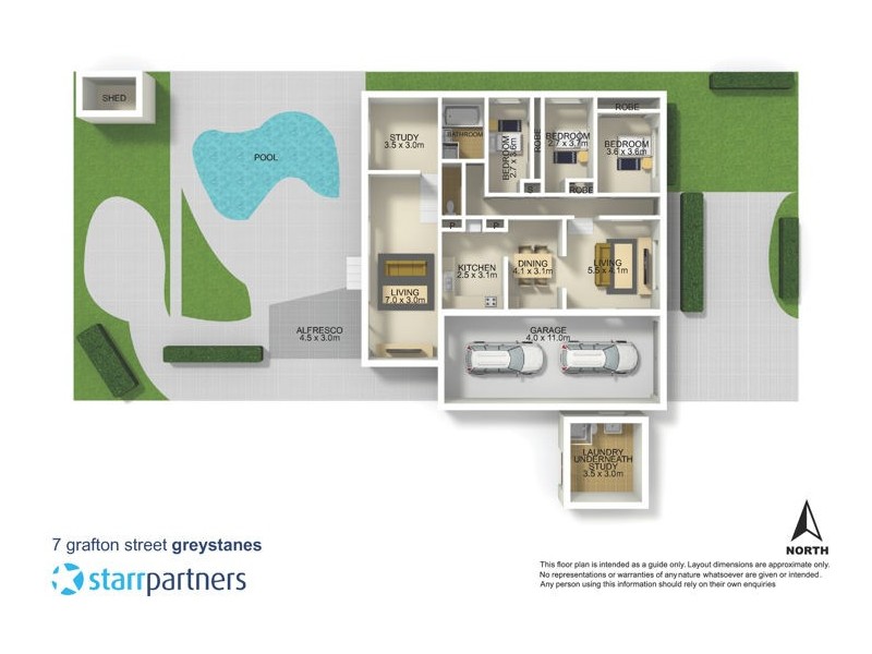 7 Grafton Street, Greystanes NSW 2145 Floorplan