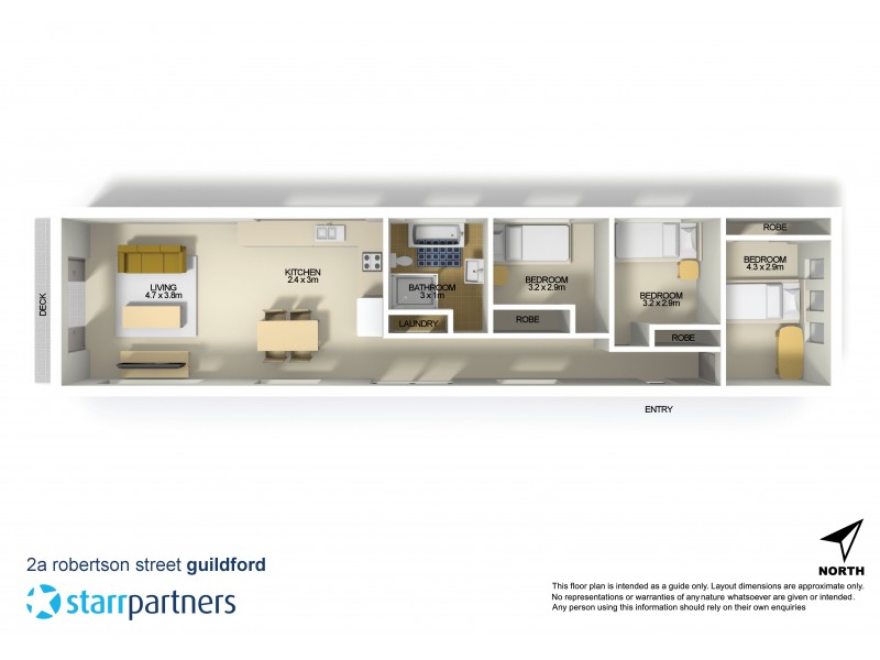 2A Robertson Street, Guildford NSW 2161 Floorplan