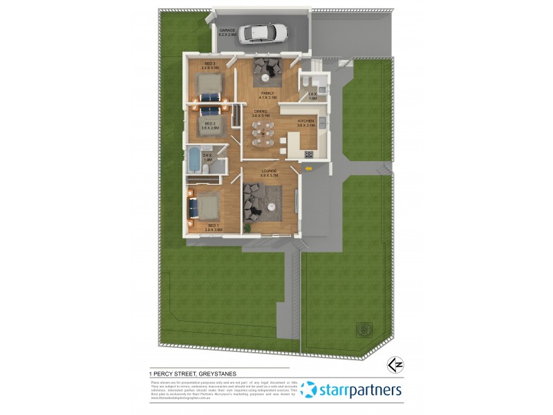 1 Percy Street, Greystanes NSW 2145 Floorplan