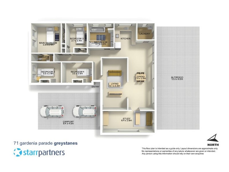 71 Gardenia Parade, Greystanes NSW 2145 Floorplan